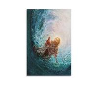 X psblty Jesus Hand Reaching Out PaintingWall Art Home Decor Vintage Poster Retro Aesthetic Print Perfect for Living Room Bedroom Office Home StudioUnframe-style24x36inch(60x90cm)