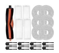 X psblty Main Brush Side Brushes Filter and Mop Cloth,Compatible For Xiaomi S40 Pro OV71GL，Robot Vacuum Parts Kit for Floor Cleaning(SET B)