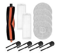 X psblty Main Brush Side Brushes Filter and Mop Cloth,Compatible For Xiaomi S40 Pro OV71GL，Robot Vacuum Parts Kit for Floor Cleaning(SET A)