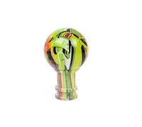 X psblty Manual Car Acrylic Graffiti Gear Shift Knob Mixed Pattern Ball Shaped Style Carbon Stick Shifter Lever Handle Car Gear Shift Knob(Green)