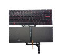 X psblty Russian/US/Spanish Laptop Keyboard ，Compatible For MSI ，GF63 8RC 8RD MS-16R1 MS-16R4 GF65 Thin 9SD 9SE 10SD 10SE MS-16W1 GS65 GS65VR MS-16Q1(RED US)