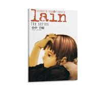 X psblty Serial Experiments LainWall Art Home Decor Vintage Poster Retro Aesthetic Print Perfect for Living Room Bedroom Office Home StudioFrame-style20x30inch(50x75cm)