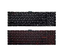 X psblty US/RU/SP/FR Laptop Keyboard ， Compatible For MSI ，GP62/M GP63 GP65 GP72 GP73 GP75 GL60 GL62 GL63/M GL65 GL72/M GL73 GL75 GF75 GV62 CR72 CX72(US Red Backlit)