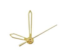 X PSBLTY Watch Hands with Green Luminous, 7×10×10mm Modified Watch Pointers, Compatible with NH35 NH38 NH70 Movement, Square Dial Replacement Watch Repair Accessories(Gold)
