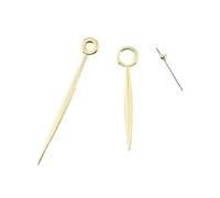 X PSBLTY Willow Leaf Watch Hands, 5×11.7×17mm Watch Replacement Needles, Compatible with ST3600 ST3621 ETA6497 ETA6498 Movement, Watch Repair DIY Accessories(Gold)