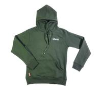 X RAGE Green DTF Sticker Hoodie - Unisex Premium Fleece Hoodie - Cotton Blended Soft, Pullover Hooded Sweatshirt with Kangaroo Pocket & Ribbed Cuffs (UK, Alpha, M, Regular, Regular)