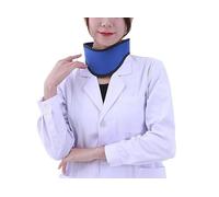 X-ray Lead Apron Set Thyroid Shield and Protective Cap, 0.35/0.5mmpb Radiation Protection Gown for Dental, CT, Lab & Hospital, Lightweight Blue Unisex(One-piece collar 0.35mmpb)