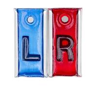 X-Ray Lead Markers L and R Without Initials Leaded Pb Identifiers for X-Rays with Aluminum Backs