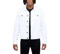 X RAY Men's Denim Jacket, White, XL