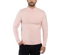 X RAY Men's Soft Slim Fit Turtleneck, Mock Neck Pullover Sweaters for Men, (Big & Tall), Light Pink - Mock Neck, S