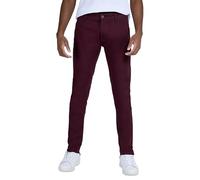 X RAY Men's Stretch Pants, Slim Fit Flexible Commuter Colored Denim Jeans, Casual Pants for Men, Commuter 12038 - Fig, 44W x 34L