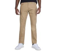X RAY Men's Stretch Pants, Slim Fit Flexible Commuter Colored Denim Jeans, Casual Pants for Men, Khaki - Back Pocket Detail, 38W / 34L