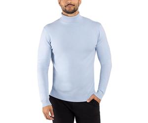 X RAY Mens Turtleneck, Soft Slim Fit Pullover Top, Basic Turtle Neck Sweater for Men, Powder Blue - Turtleneck, 4X-Large