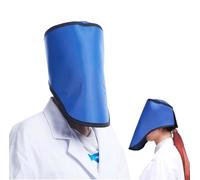 X-ray Protective Lead Hat, Radiation Safety Leaded Protector Hat, Adjustable Self-Adhesive Face and Head Radiation Shielding, for X-Ray MRI CT Oilfield Mines Doctors and Children.(0.35mmPb)