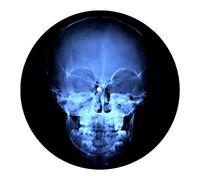 X Ray Skull DJ Slipmat Vinyl Turntable Decks Technics