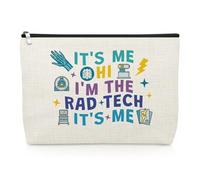 X-Ray Tech Gift Radiologic Technologist Makeup Bag Thank You Gifts for Radiographer Radiology Technologist Radiologist Cosmetic Bag Radiology Graduation Present Future X-Ray Tech Travel Pouch