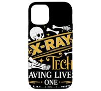 X Ray Tech Saving Lives One Scan At A Time Radiology Apparel Case for iPhone 12/12 Pro
