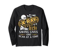 X Ray Tech Saving Lives One Scan At A Time Radiology Apparel Long Sleeve T-Shirt