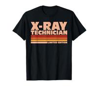 X-Ray Technician Retro Sunrise T-Shirt