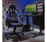 X Rocker Agility Compact Ergonomic Esports Gaming Chair For Juniors - Black / Blue
