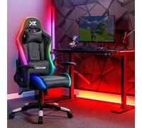 X Rocker Agility Compact RGB Office Gaming Chair with Neo Motion Sync LED Black