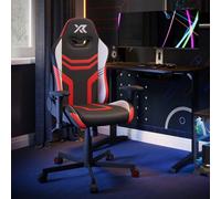 X Rocker Agility Compact Ergonomic Pc Gaming Chair For Kids - Black / Red
