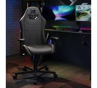 X Rocker Agility Compact Ergonomic Pc Gaming Chair For Kids - Carbon Black