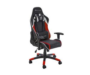 X Rocker Agility Jr Esport Gaming Chair with Comfort Adjustability for Junior Gamers - Red Red