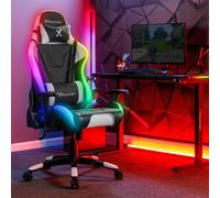 X ROCKER Agility RGB Gaming Chair LED Lights Adjustable Office Chair Racing Seat