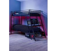 X Rocker Armada Dual Gaming Bunk Bed Black