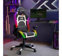 X Rocker Arteon RGB Junior Esports Gaming Chair - Black/White