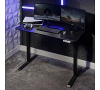 Ascend Height Adjustable Gaming Desk X Rocker Black 1 Pack