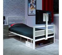 X-Rocker Base Camp Single TV Vesa Mount White Gaming Bed