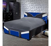 X Rocker Cerberus Double Gaming Bed In A Box With Mattress - Blue