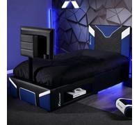 X Rocker Cerberus Twist Single Tv Gaming Bed - Black / Red