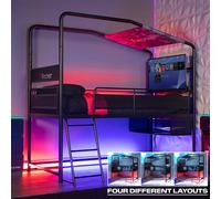 X Rocker Contra Gaming 4 Way Build Bunk Bed