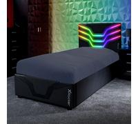 X Rocker Cosmos LED Single Gaming Bed, black