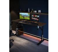X Rocker Cougar XL Height Adjustable Gaming Desk - Black