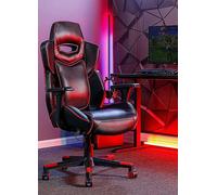 X Rocker Drogon Ergonomic Office Gaming Chair - Red Natural