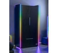 Electra 2 Door Wardrobe with LED Lights White