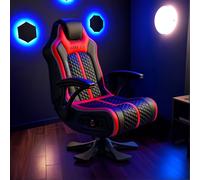 X Rocker X-Rocker Evora 2.1 Wireless Gaming Chair Speakers Audio Vibration Seat - Black / Red