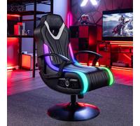 X Rocker Fury 2.1 Audio Led Console Gaming Chair For Kids - Black