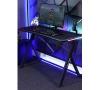 X Rocker Lumio RGB Gaming Desk with Free Mousepad