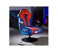Official Marvel Gaming Chair, Folding Audio Pedestal with Speakers X Rocker Red One Size