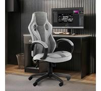 Maverick Fabric PC Office Chair - Grey and Taupe, Grey