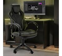 X Rocker Maverick Office Gaming Chair - Black and Gold