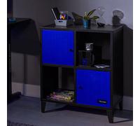 X Rocker Mesh-Tek 4 Cube Square Storage Unit - Black / Blue