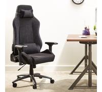X Rocker Messina Chenille PC Office Gaming Chair - Black