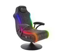 X Rocker Monsoon RGB 4.1 Stereo Audio Gaming Chair with Vibrant LED Lighting Clear