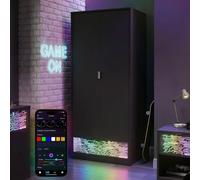 X Rocker NeoNite 2 Door Wardrobe with Drawer and LED Lights Black